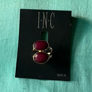 NWT INC Gold & Red Ring